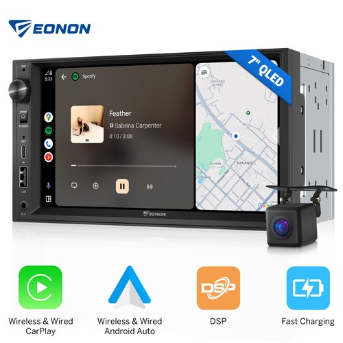 Car radio double - 2, qled