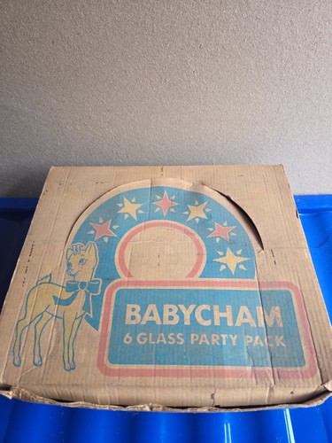 Babycham glasses party - babycham,