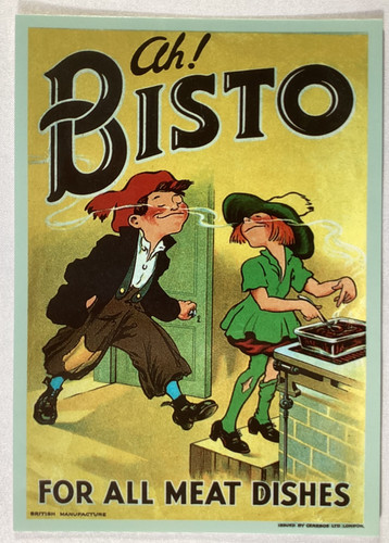 Advertising postcard bisto - postcard,