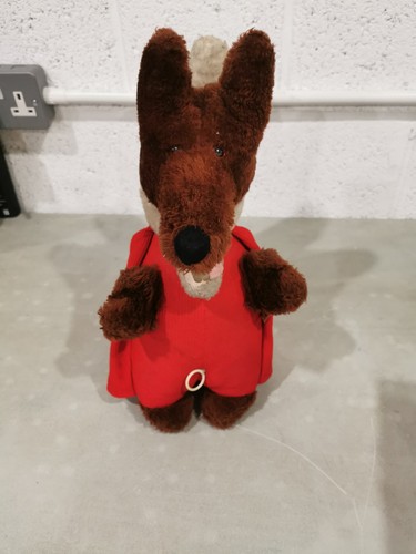 Vintage stuffed fox soft - *vintage,