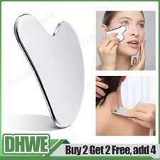 Gua Sha Scraping Face Massager Tool Stainless Steel Facial Scraper for All Skin
