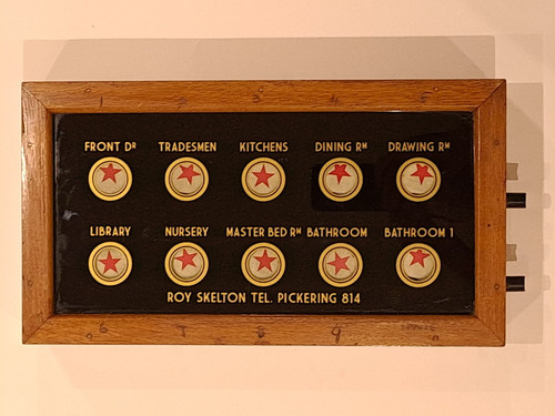 Butlers servant bell board - butlers,