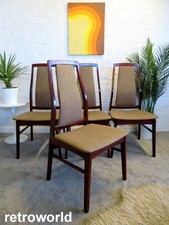 Set of x4 Vintage Retro Danish