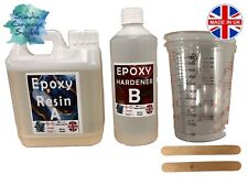 Clear Epoxy Resin - Clear Like water - 150g,375g,750,1.5kg, 3Kg & 7.5kg 