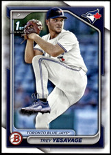 2024 BOWMAN DRAFT TREY YESAVAGE BLUE JAYS  RC 1st card BD-92