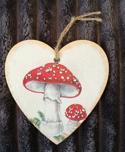 Handmade wooden hanging - wooden,