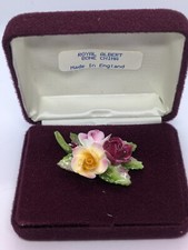 Womens Vintage Flower Brooch