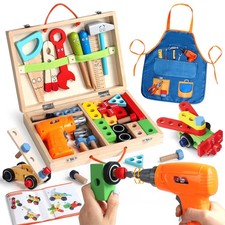 Kids Tool Set,Wooden Toys for