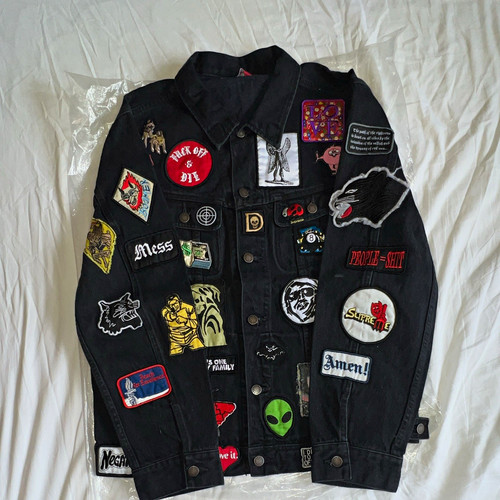 Supreme patches denim trucker - supreme,