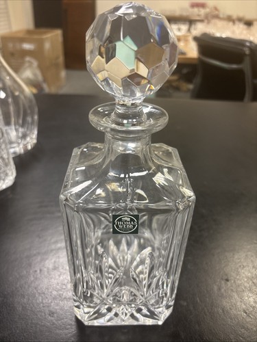Thomas webb crystal decanter - thomas,