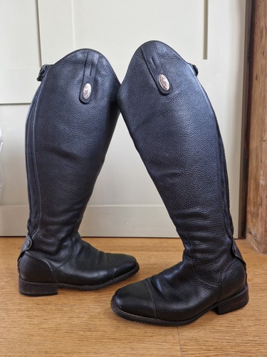 Deniro black long boots - deniro,