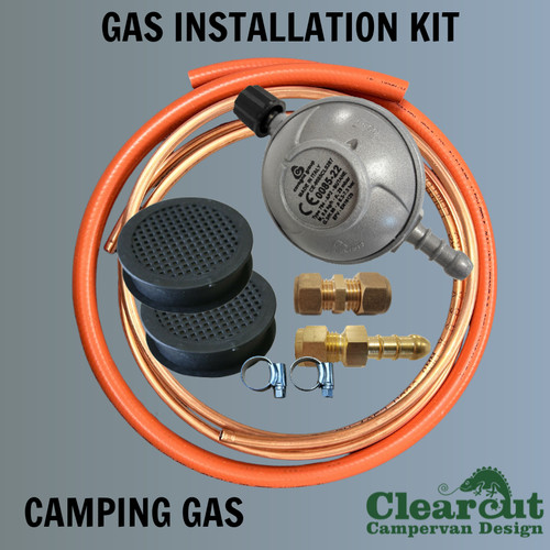 Campervan gas hob installation - campervan,