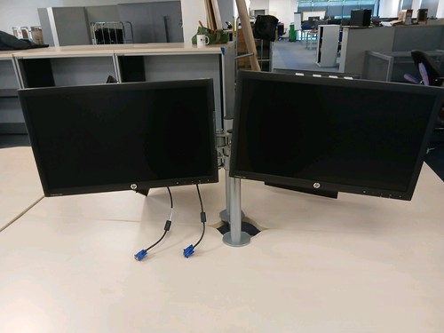 Duronic dual monitor arm - monitor, stand