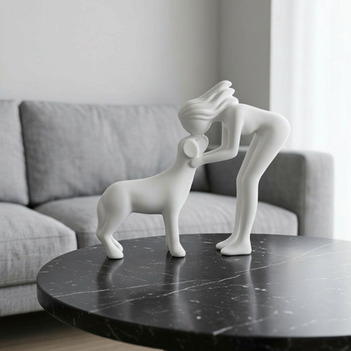 Pet lovers girl and - pet, dog