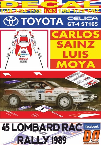 Decal toyota celica gt4 carlos - celica,
