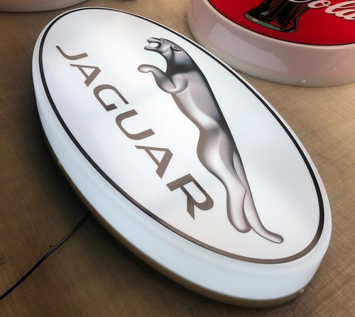 Jaguar illuminated wall sign - jaguar,