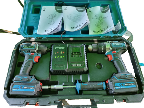 Erbauer 18v combi drill - combi,