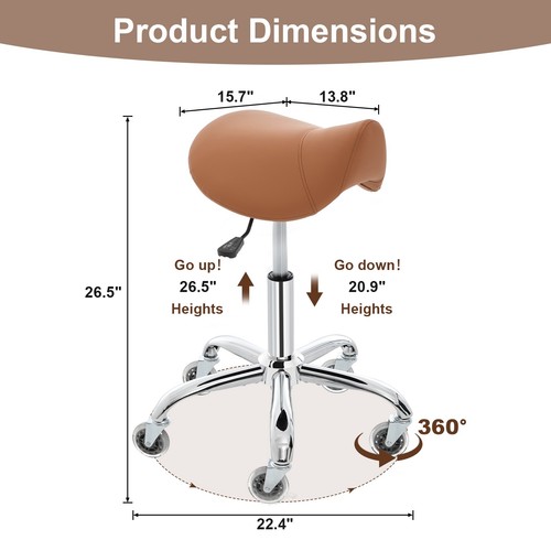 Saddle stool with versatile - saddle, &