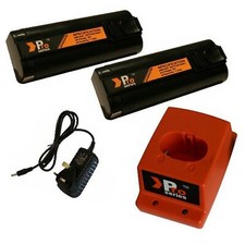 Batteries & Charger Set for Paslode IM350/IM65/IM250,2 x batteries + Charger Set