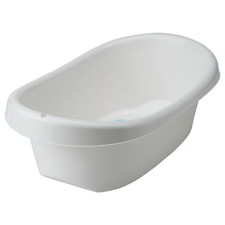 New IKEA LÄTTSAM Baby Bath Tub – White/Turquoise – Lightweight & Non-Slip