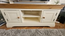 Solid Oak TV Unit Widescreen