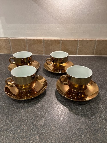 Set gold colour - gold, coffee