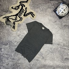 Luxury Apc x Carhartt Small Logo Designer Grey Streetwear Tee