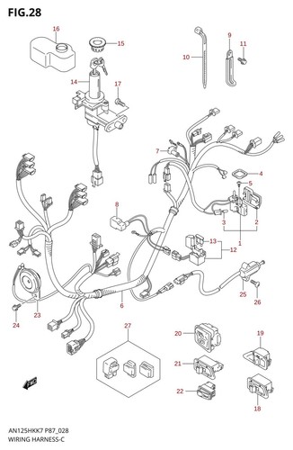 Suzuki genuine earth harness - genuine,