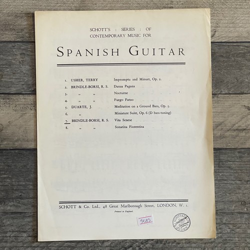 Spanish guitar schotts - spanish,