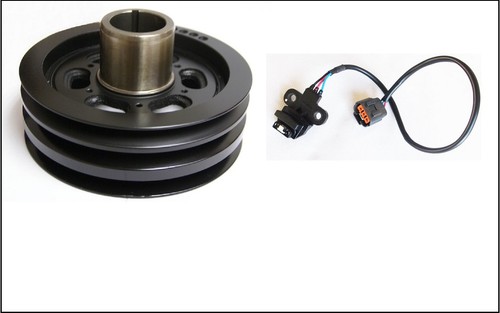 Engine crank shaft pulley - engine,