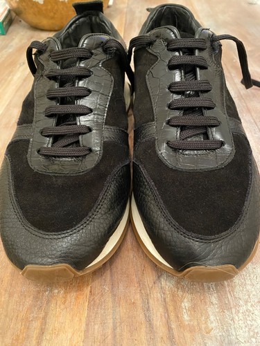 Massimo dutti black suede and - black,