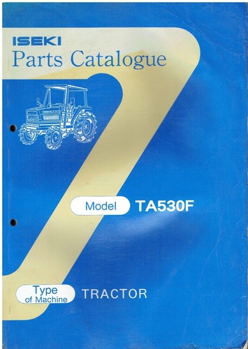Iseki model ta530f tractor - iseki,