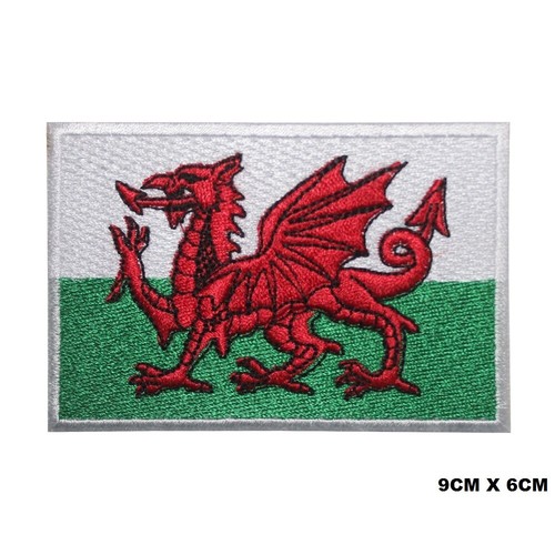 Wales country flag embroidered - wales,