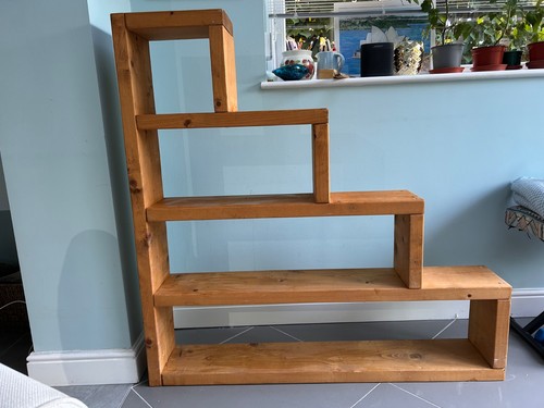 Solid oak display - display, shelving