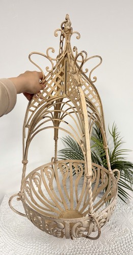 Vintage large iron ornate - vintage,