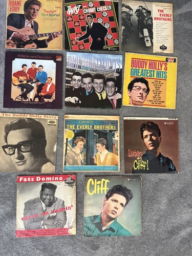 Job lot rock roll vinyl - 12,