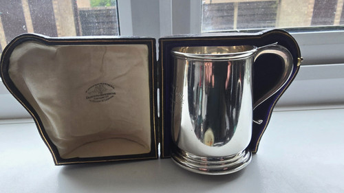 Sterling silver tankard london - tankard,