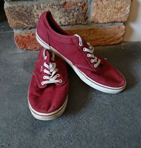 Vintage red burgundy white