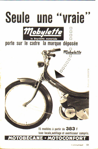 Pub mobylette motobecane - ", "