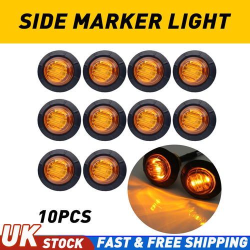 10x amber led clearance marker - led,