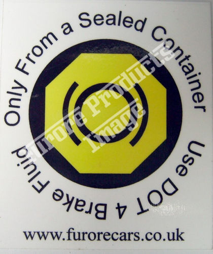 Iva brake fluid sticker - id,