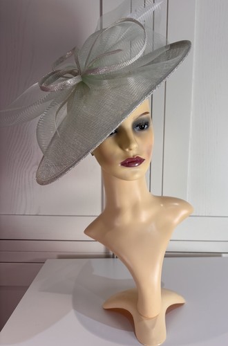 Mint green fascinator - mint, mother