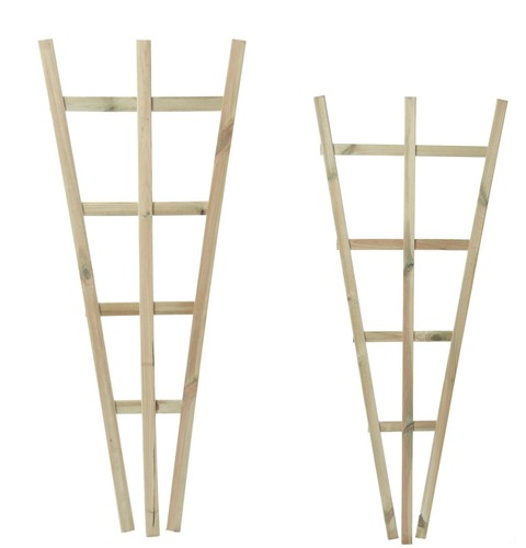 Fixed wooden trellis garden - fixed,