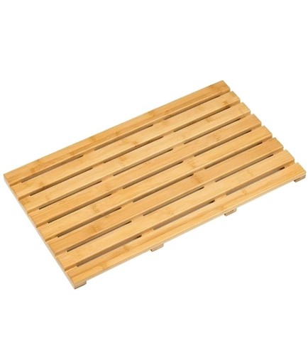 Bamboo wooden bath - mat, duck