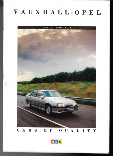 Vauxhall opel 1988 uk - vauxhall, 1
