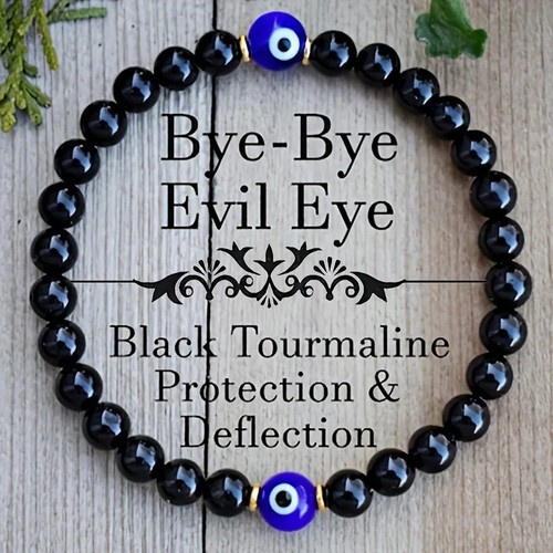 Black tourmaline evil eye - evil,