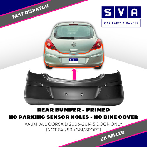Rear bumper primed - bumper,