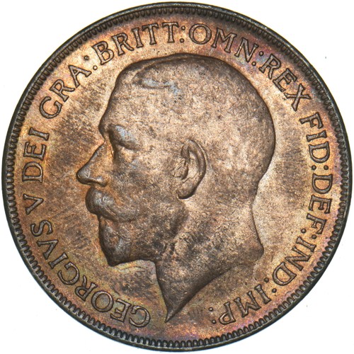 1922 penny george - v, british