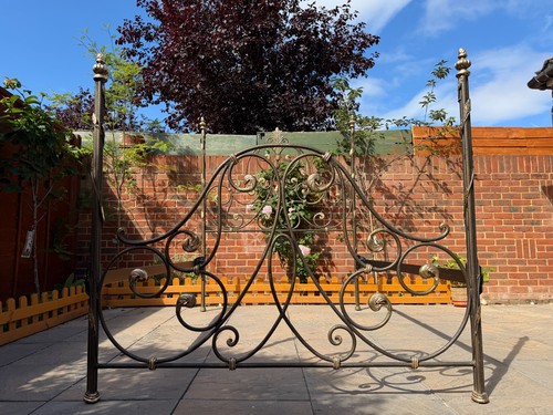 Striking forged iron ornate - forged,
