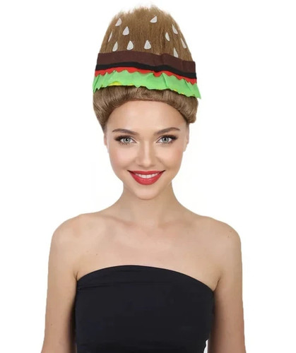 Hamburger troll wig - wig, |